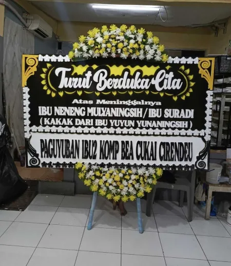 Papan Bunga Duka Sindangkerta