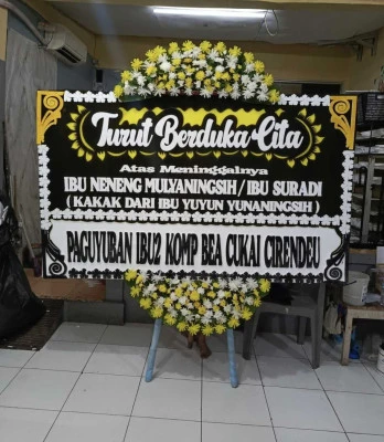Papan Bunga di Sindangkerta